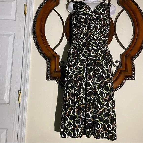 Maggie Boutique Sleeveless Black Print Dress - Picture 10 of 10